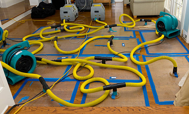 Professional Storm Water Damage Restoration technician working in Amagansett, NY